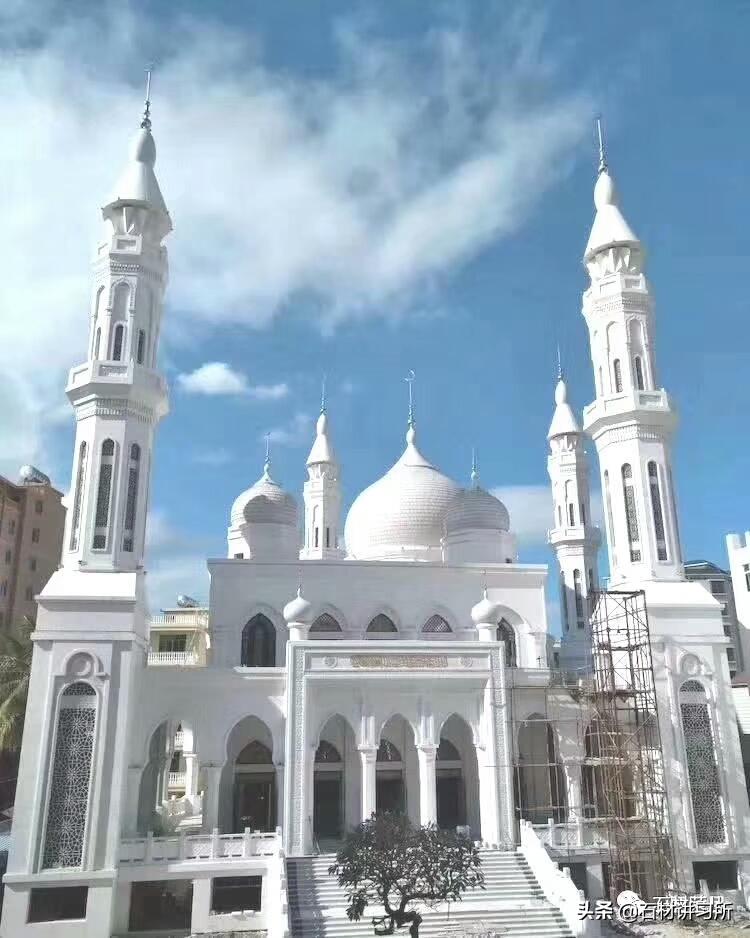 水晶白大理石效果,天然透光超薄石材