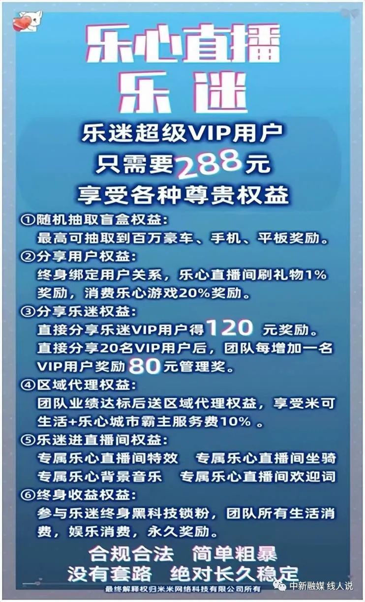 湖南米乐公司“乐心APP”被曝采用集资+传销组合拳进行多轮收割，
