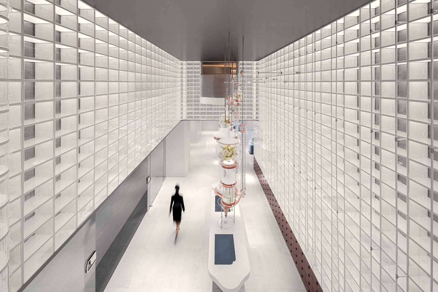 国货之光~花西子全球首店~装修实景图