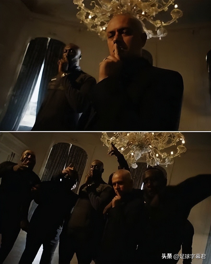 每日足坛趣图:穆里尼奥客串MV做出经典手势