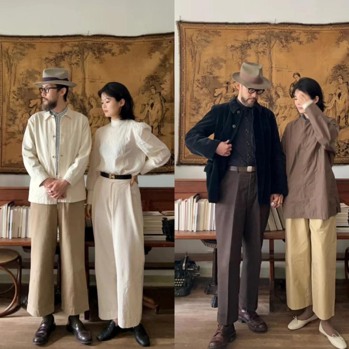 秋季情侣装穿搭分享,秋冬最美情侣装穿搭