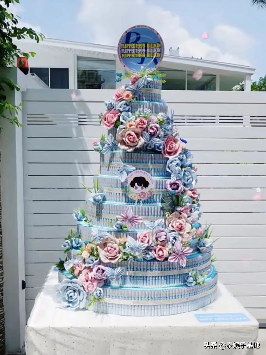 泰国应援钱花样式,泰国明星应援送钱花