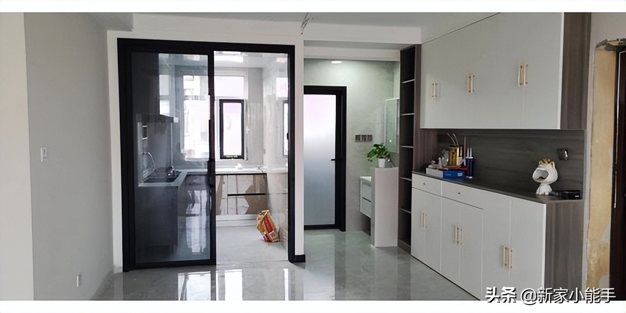 新房装修请人打扫费用,新房装修花了8万全屋柜子