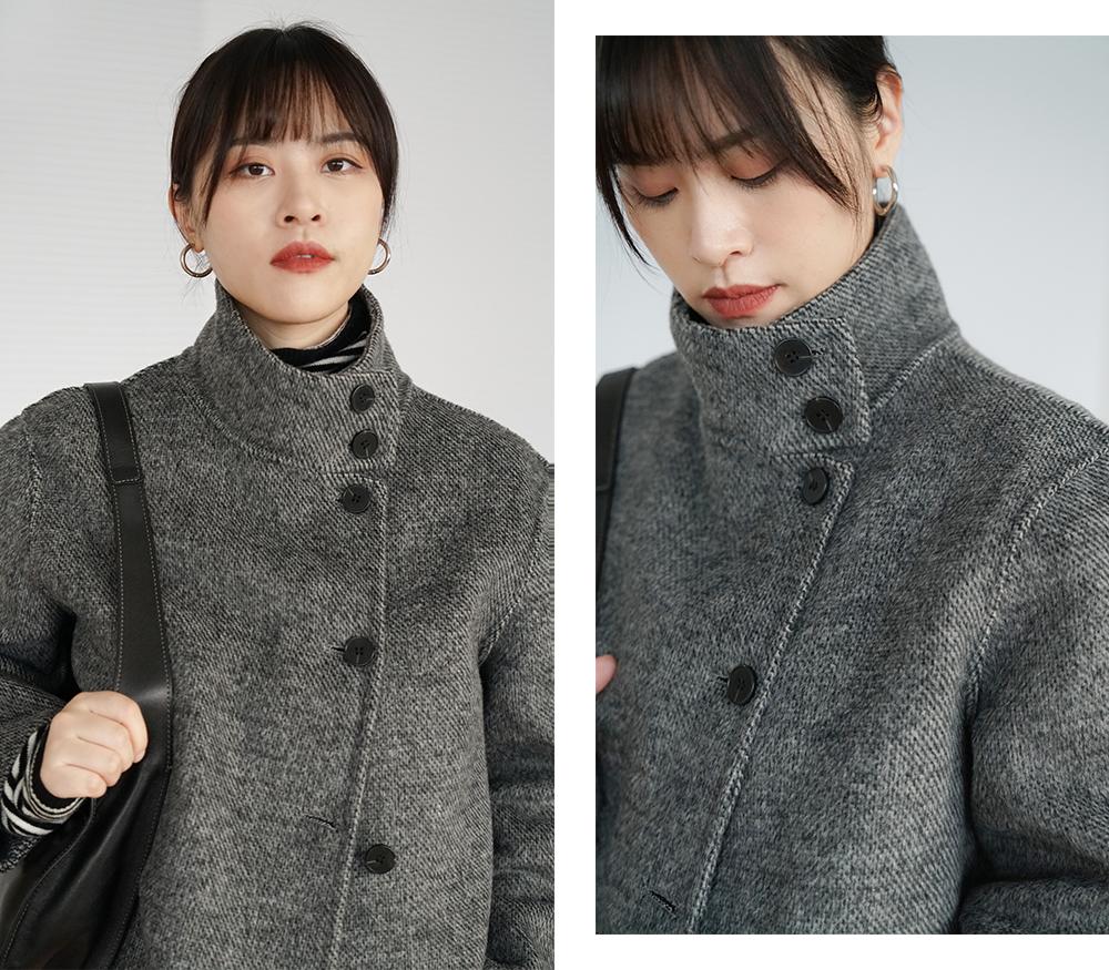 小个子拼接毛衣棉服最新款时髦,秋冬慵懒毛衣棉服内搭