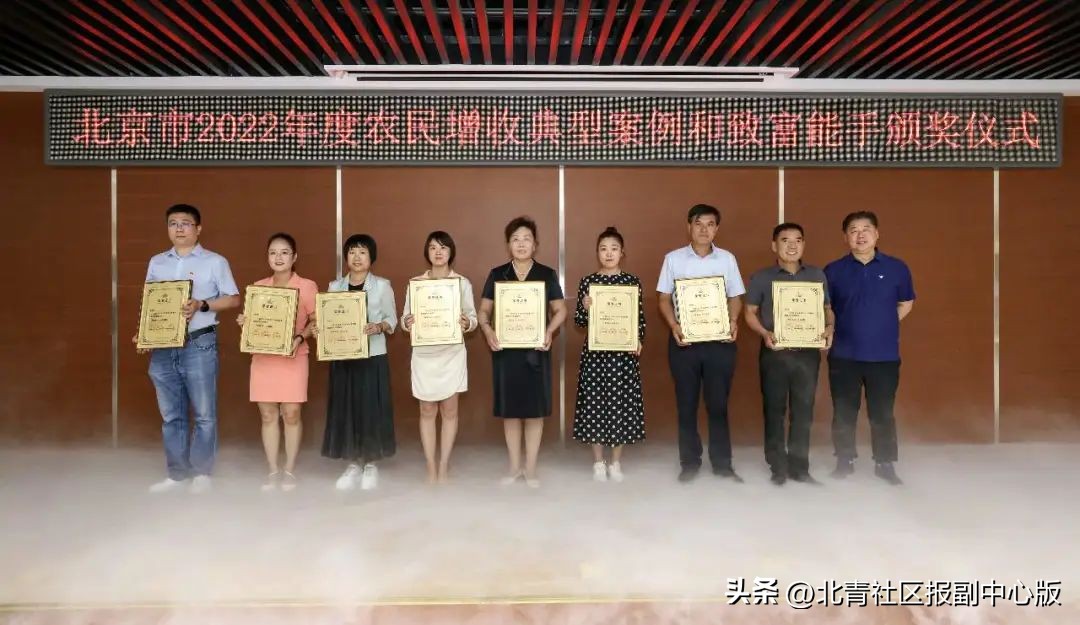 致富能手表彰,2022年度北京市农民增收致富能手