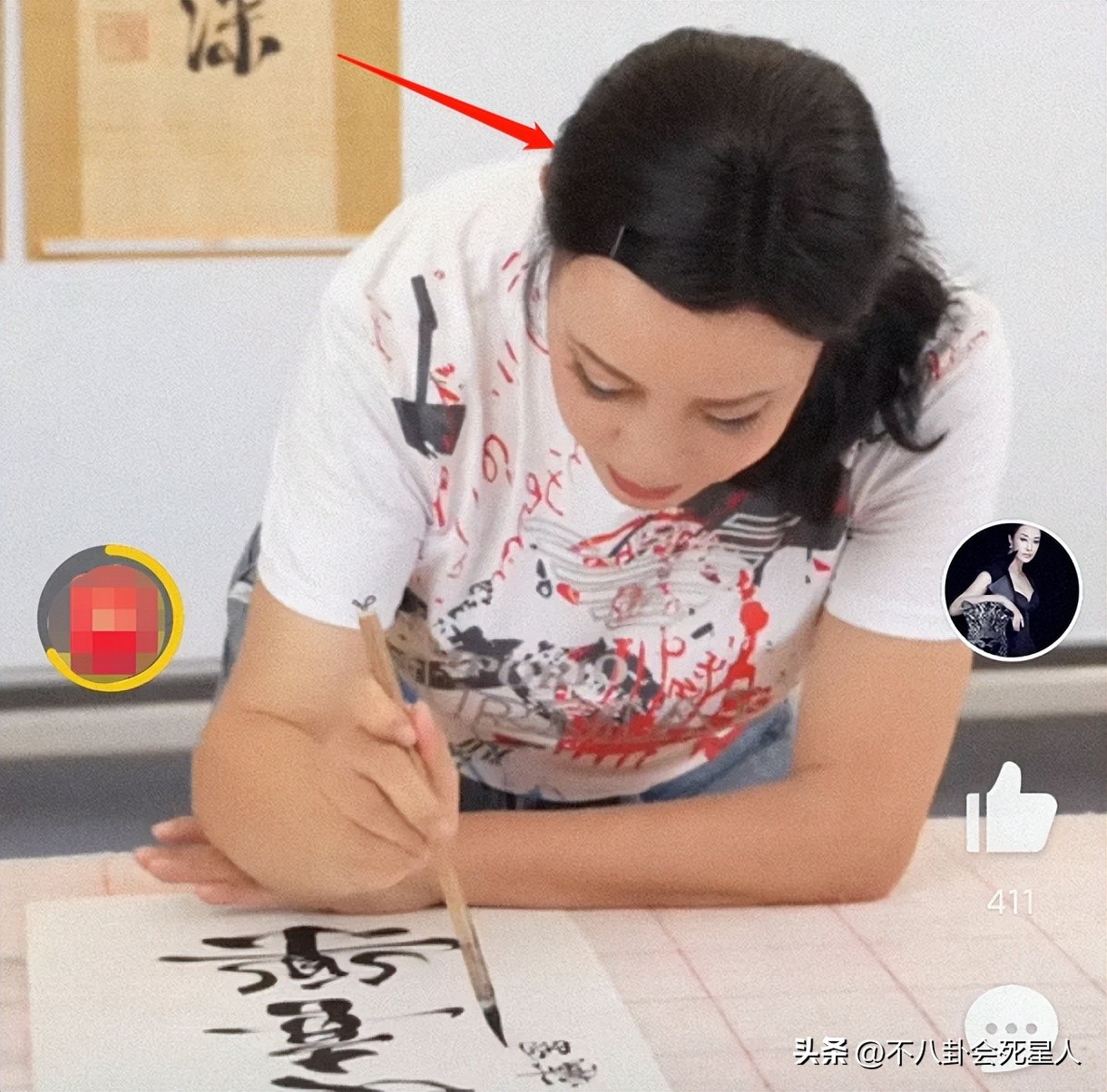 杨幂用生发液长出头发,杨幂的生发液长出头发了