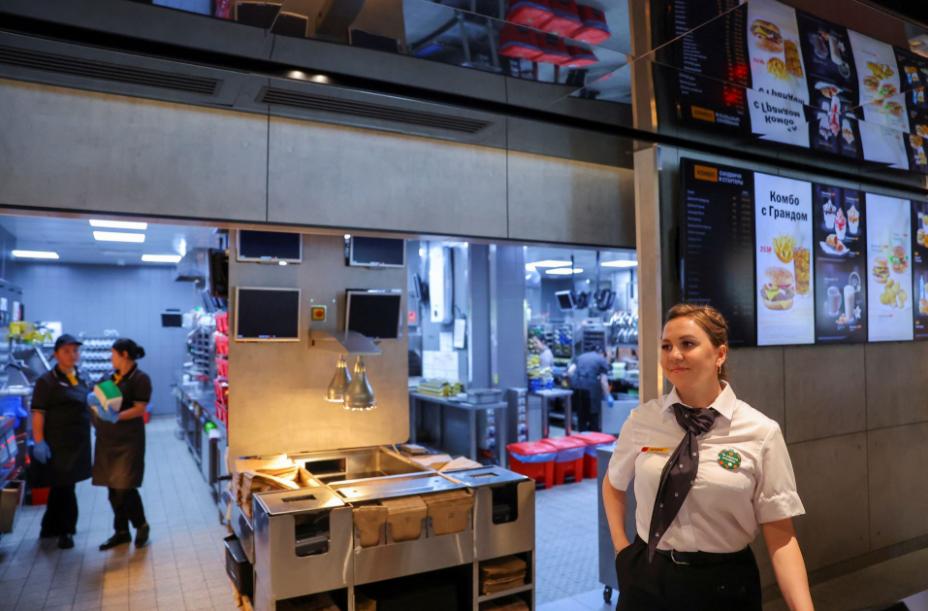 首批俄版麦当劳门店开业,俄版麦当劳门店开业