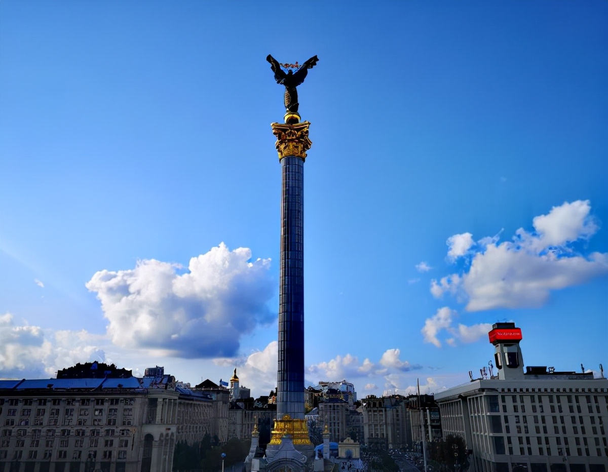 乌克兰基辅独立广场卫星地图,乌克兰基辅独立广场