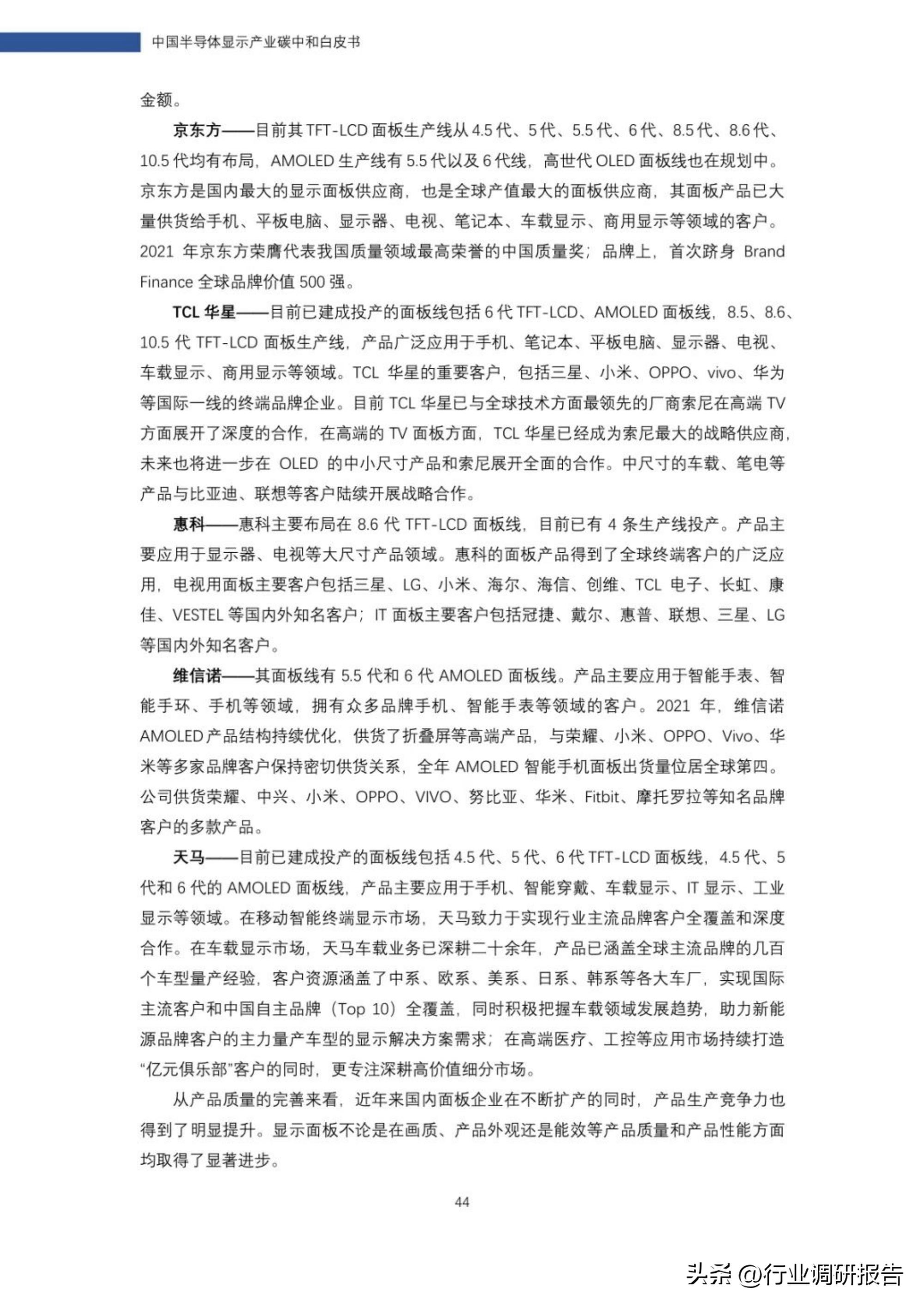 2022年中国半导体显示产业碳中和白皮书