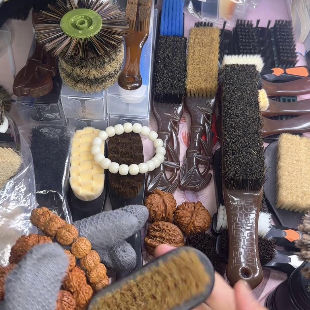 文玩刷子太脏怎么清洗,文玩刷子手套一体