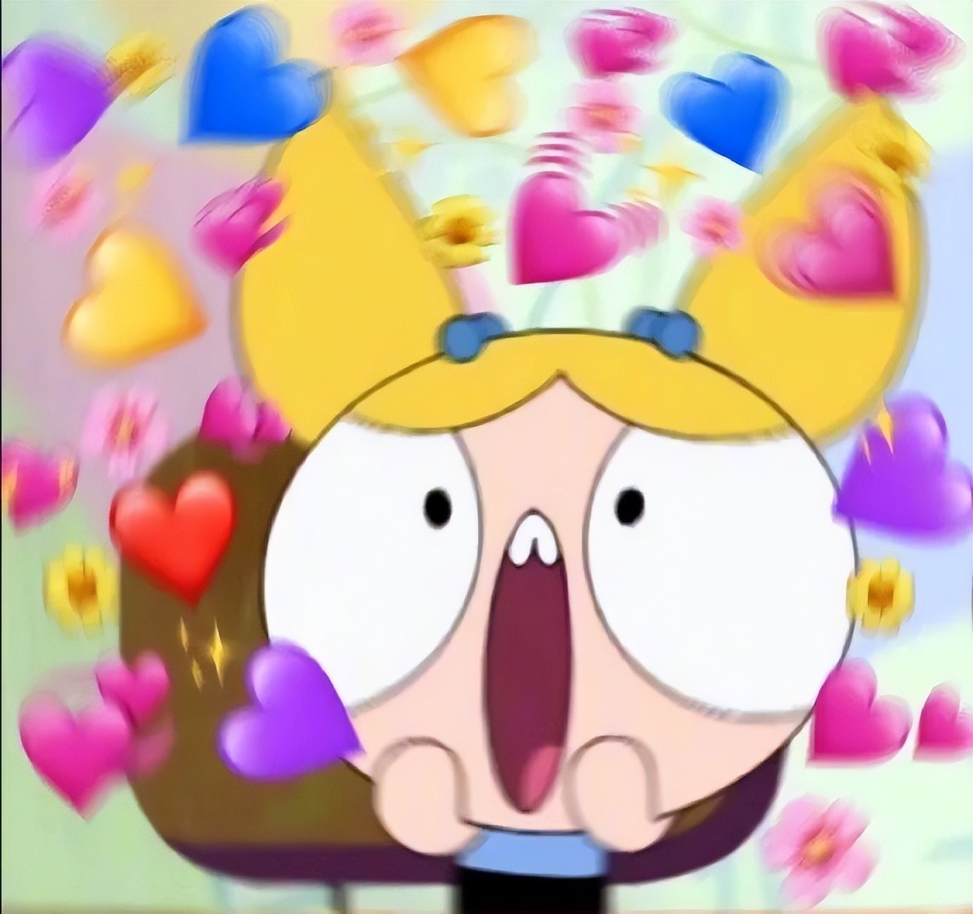 爱心中枪表情包,爱心表情包教程