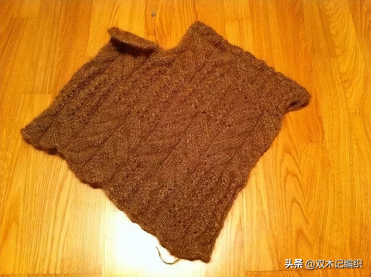 最近很火的镂空毛衣编织花样图解,斜款毛衣编织教程