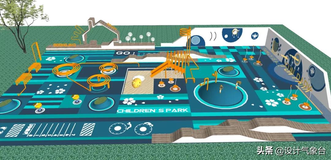 滑梯儿童房间小空间设计,室内儿童游乐场如何设计