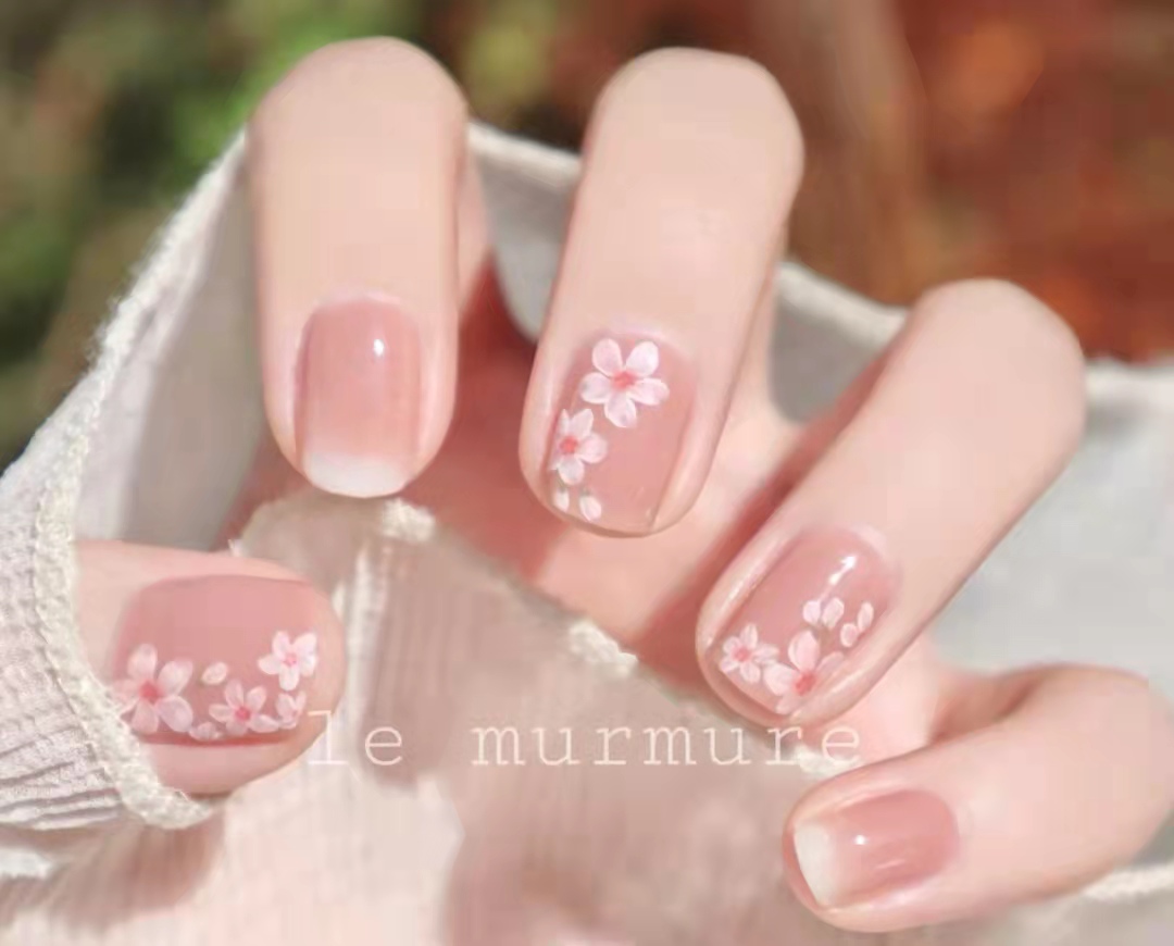 过年短指甲美甲图片大全,短指甲做长美甲疼吗