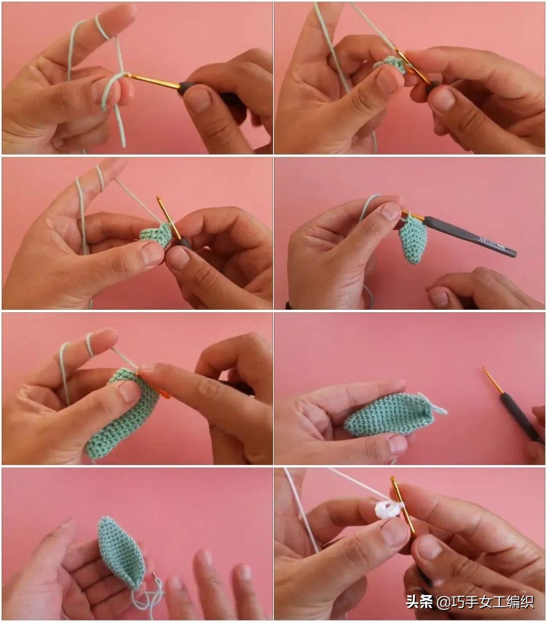 钩出超可爱迷你小玩偶,钩出超可爱的迷你小玩偶