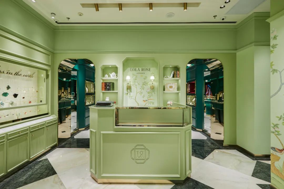 lolarose小绿表,英国进口lolarose欧美腕表