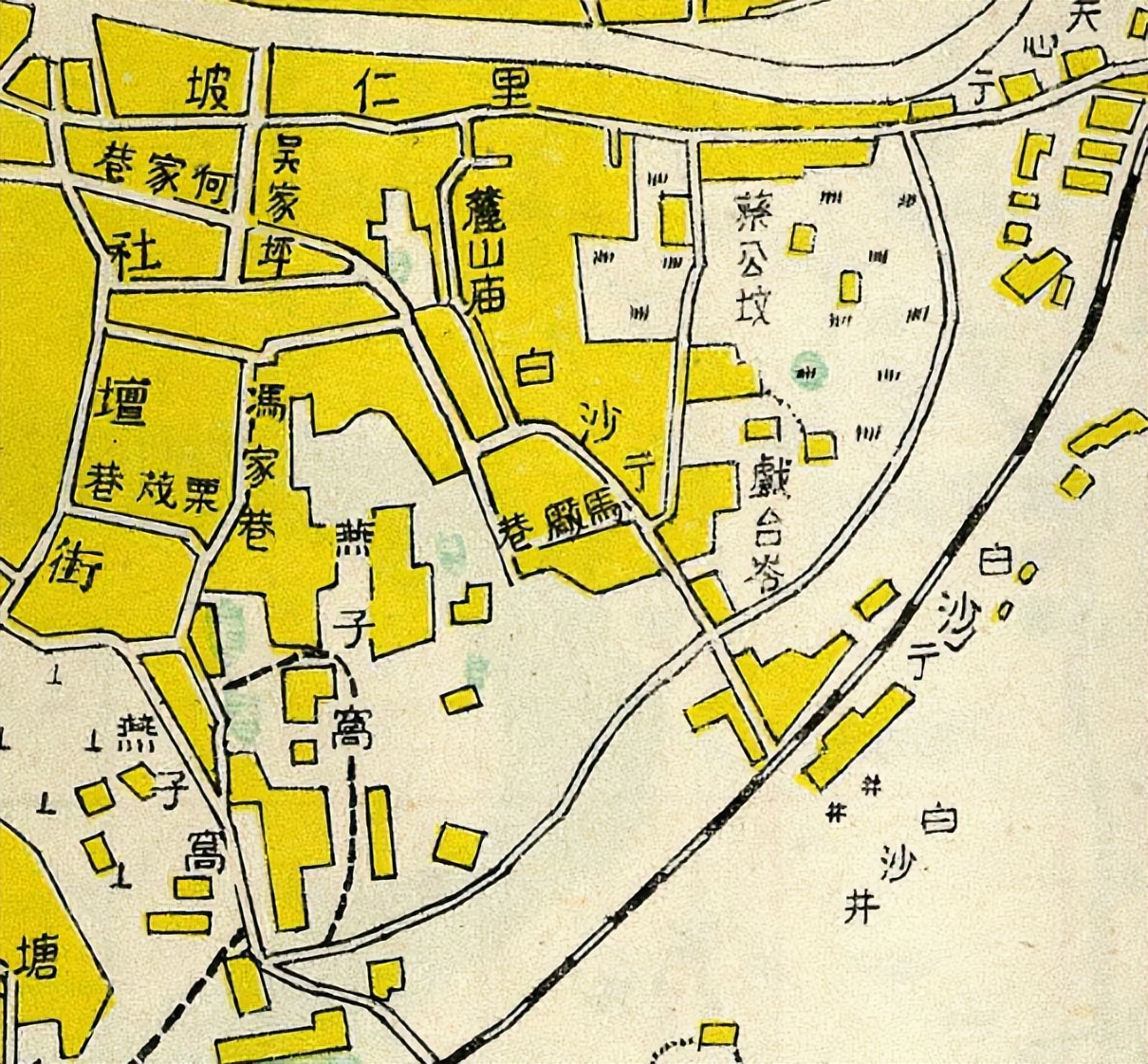 回龙山白沙路记忆：半边铁路，半边马路
