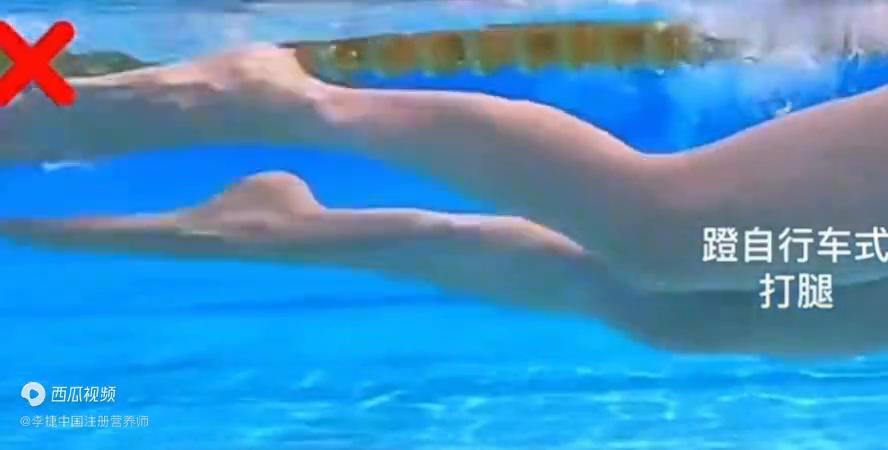 蝶泳腿的正确姿势慢动作,正确的蝶泳打腿方法