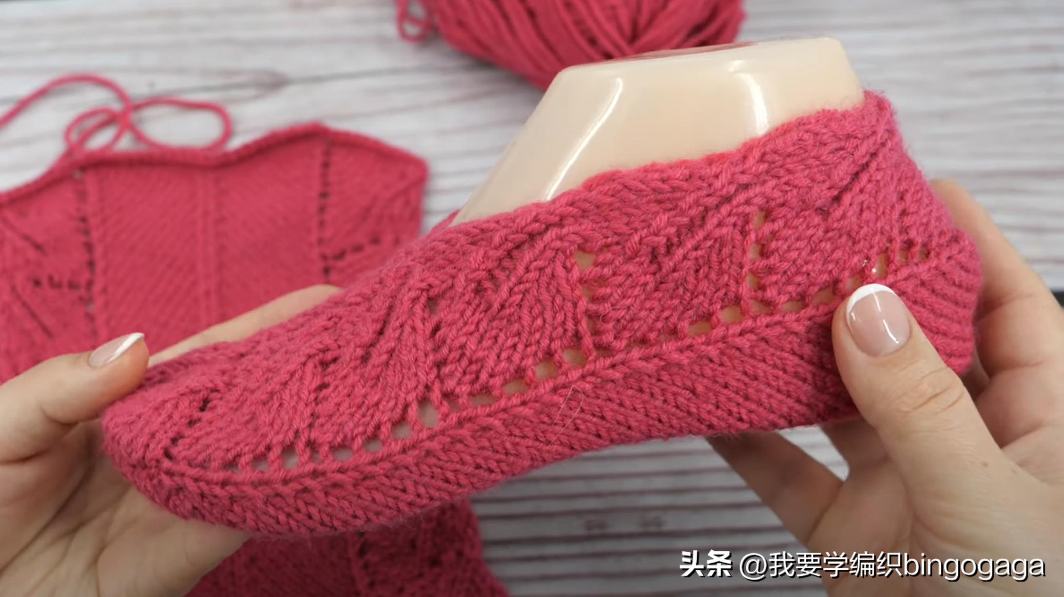 成人织鞋袜教程,一步一步教新手织袜子鞋袜