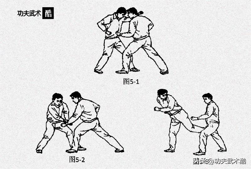 自由搏击防身术擒拿格斗,徒手格斗古拳法视频动作解析