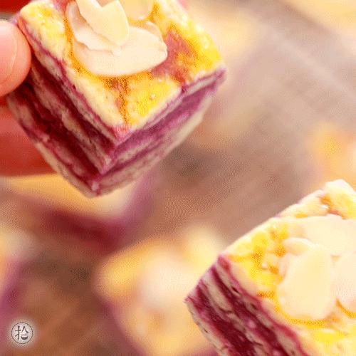 芋泥肉松三明治吃一口就会沦陷,一口就能惊艳到的香酥芋泥