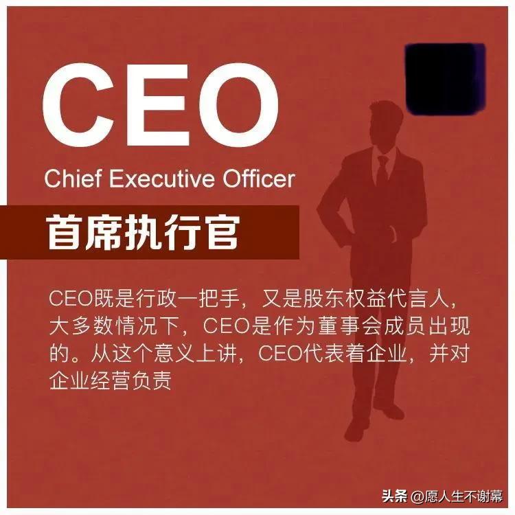 ceocfocooctocio分别代表什么,ceo英文缩写是什么