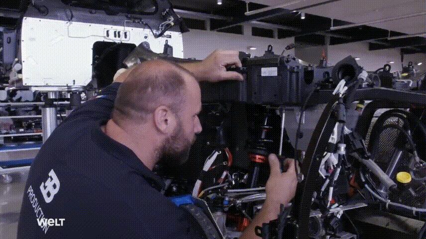 布加迪95968拼装教程,高清实拍布加迪