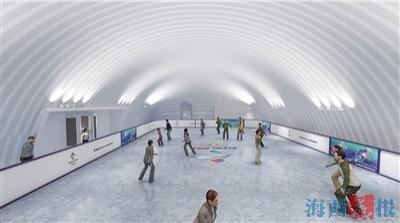 厦门新增滑冰馆,厦门体育中心滑冰馆初具雏形