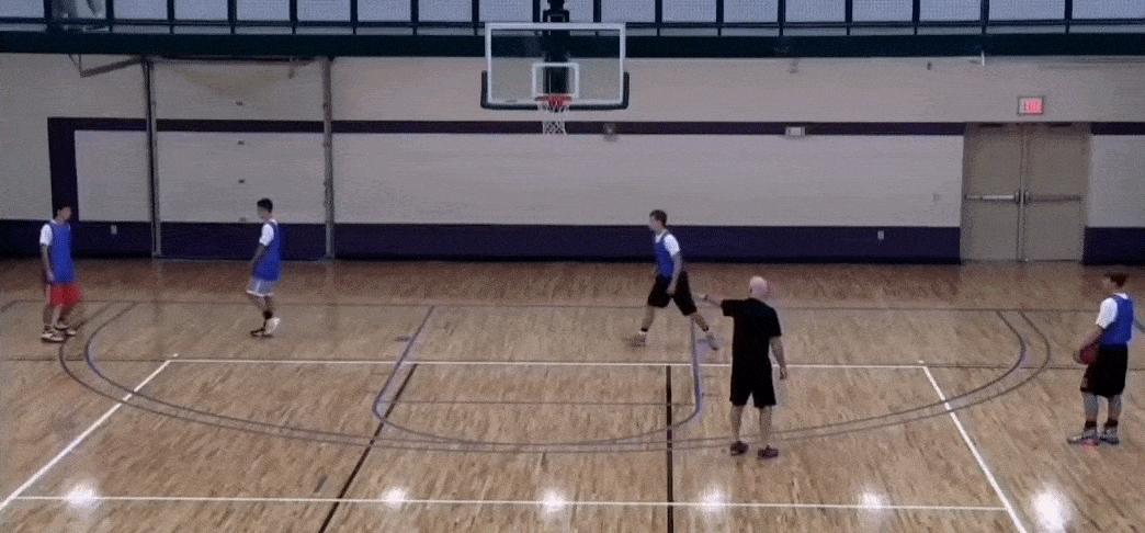 无球掩护犯规,三对三无球掩护