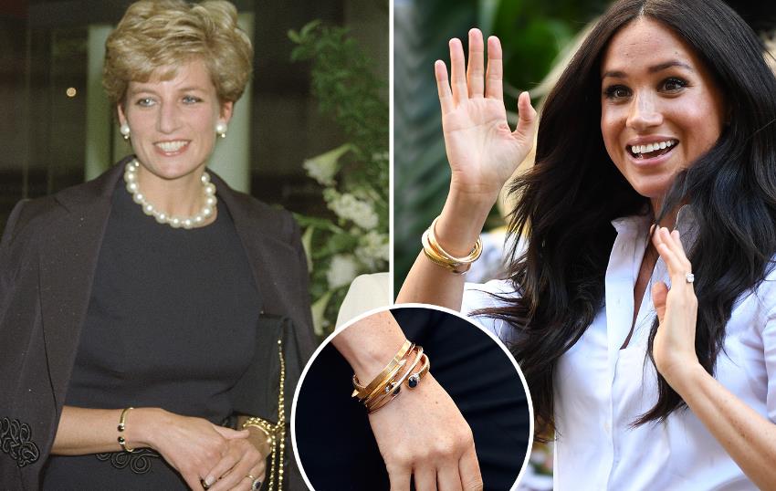 梅根再次抢镜,梅根戴安娜珠宝高级感