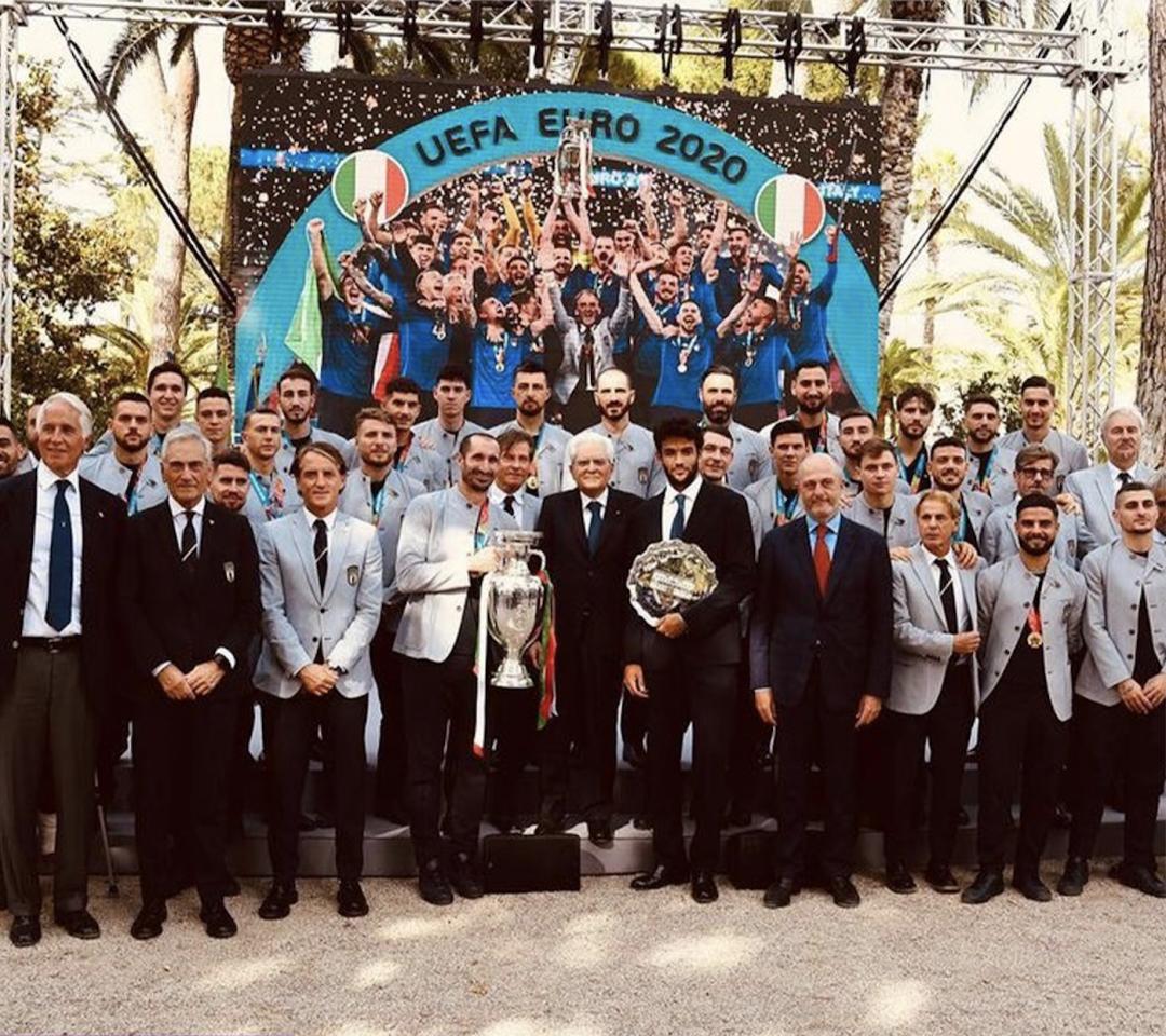 贝雷蒂尼摩纳哥,贝雷蒂尼意大利队合照