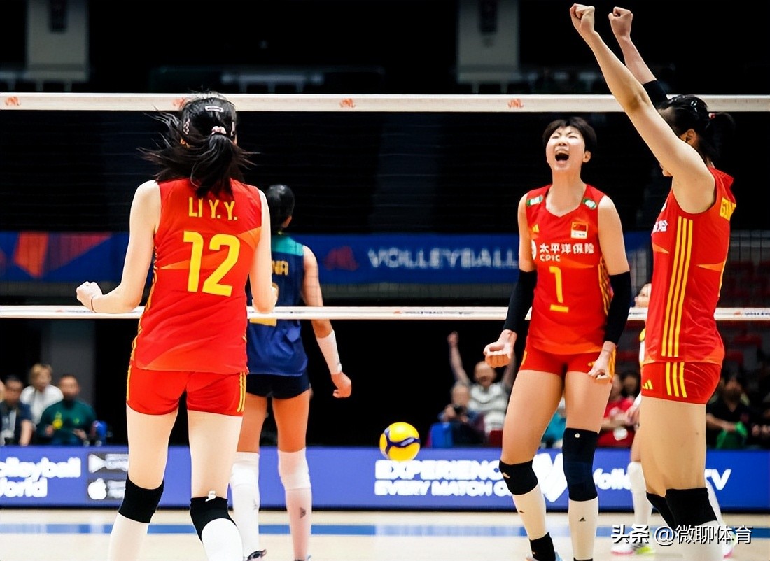 李盈莹世界联赛打巴西女排数据,世界女排联赛中国3-2胜巴西队