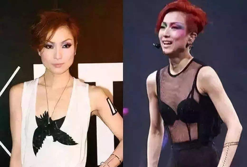 脖子青筋暴起、胸部瘦成排骨，这8位女明星的审美太畸形了