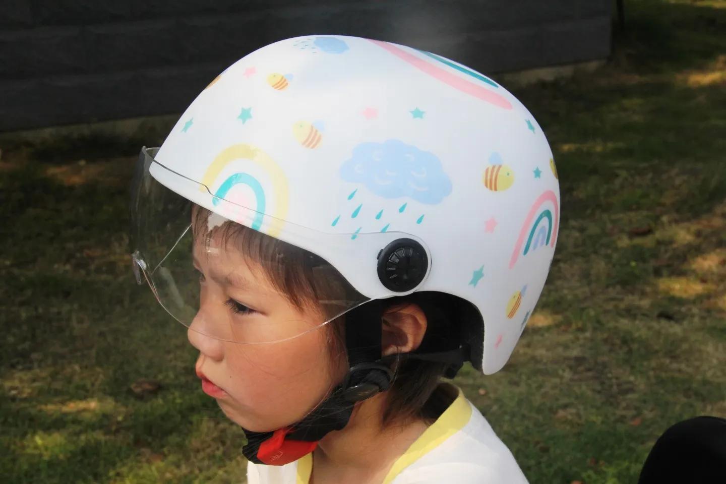 冬季电动车儿童安全头盔,晓安头盔和野马头盔哪个好