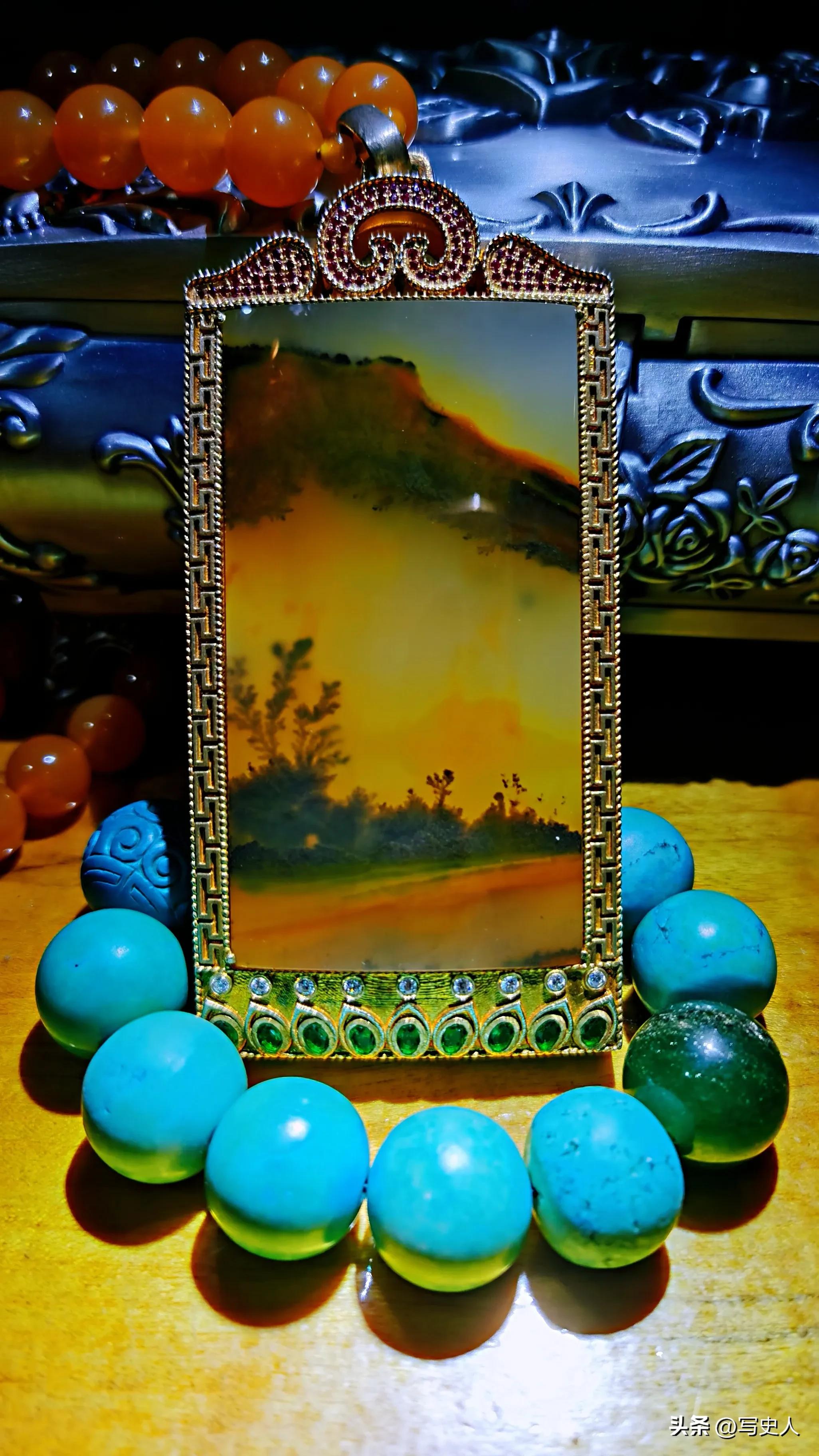 黄龙玉水草有收藏价值吗,黄龙玉水草花吊坠加项链多少价格