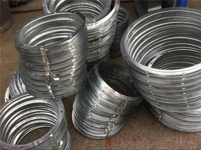 螺旋风管连接法兰加工厂,镀锌风管法兰加工