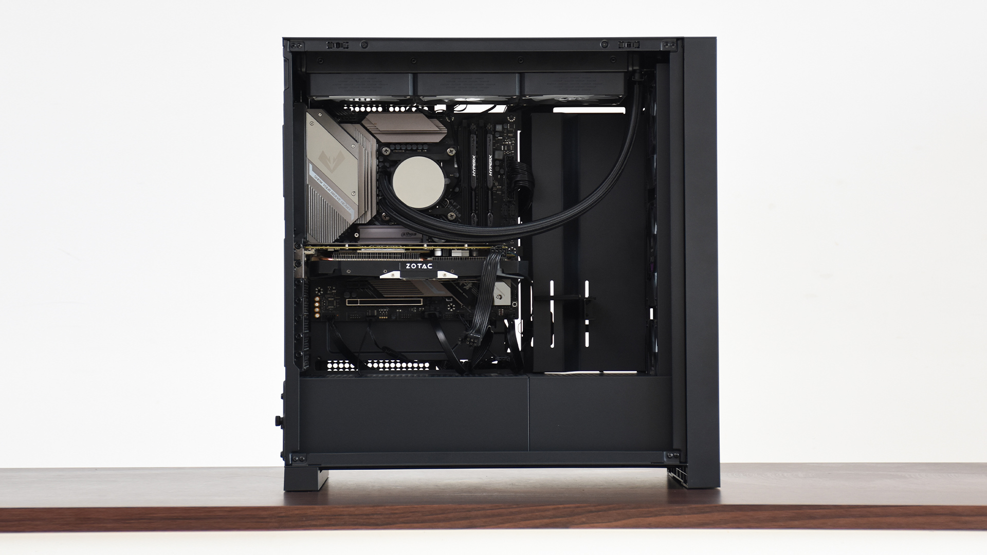 鑫谷御风冰川白机箱,鑫谷昆仑御风机箱安装展示