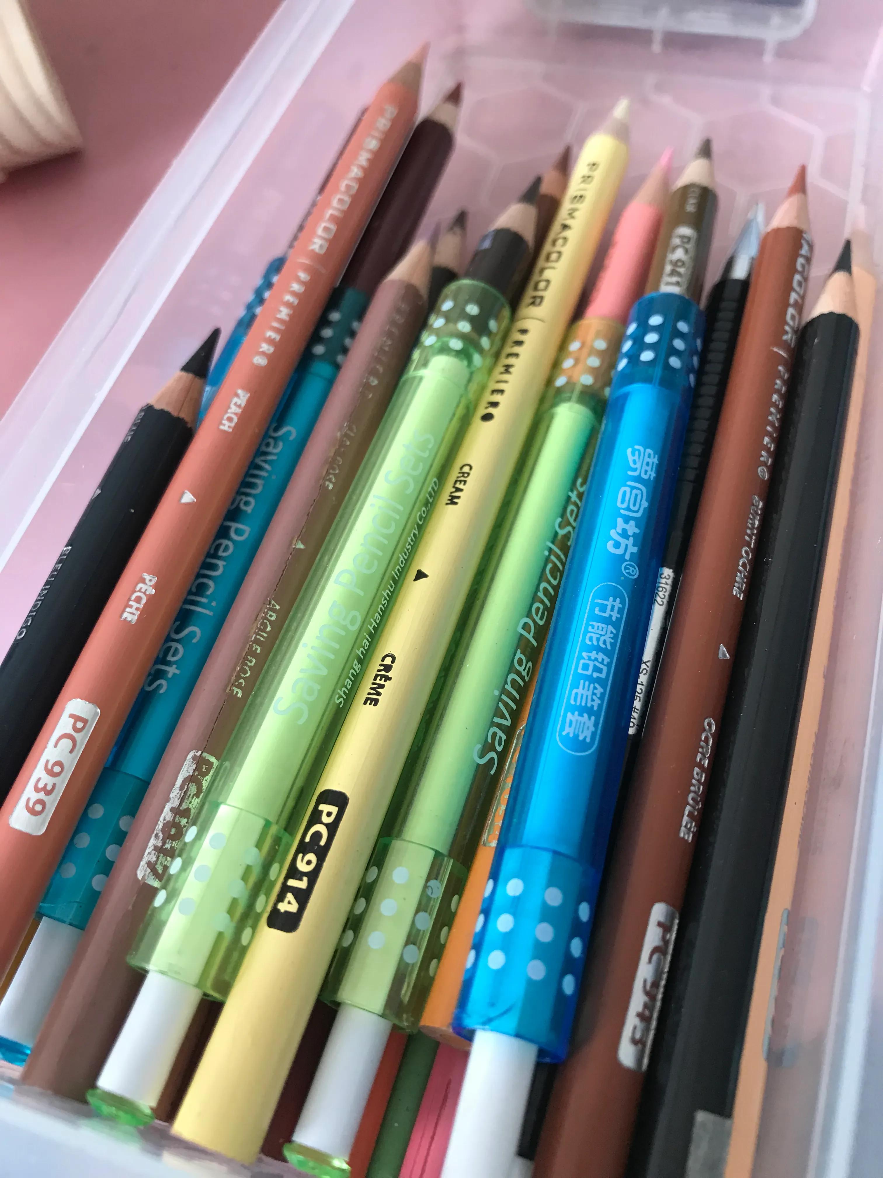 霹雳马彩色铅笔,霹雳马油性彩铅笔开封