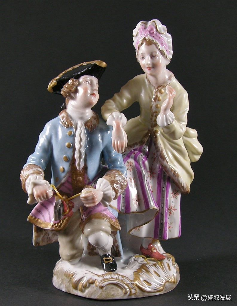 梅森瓷器人像,梅森瓷器雕塑