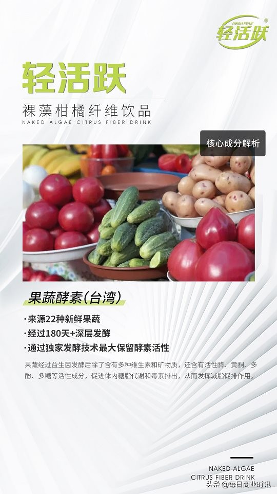 轻活跃燃脂饮,裸藻饮品