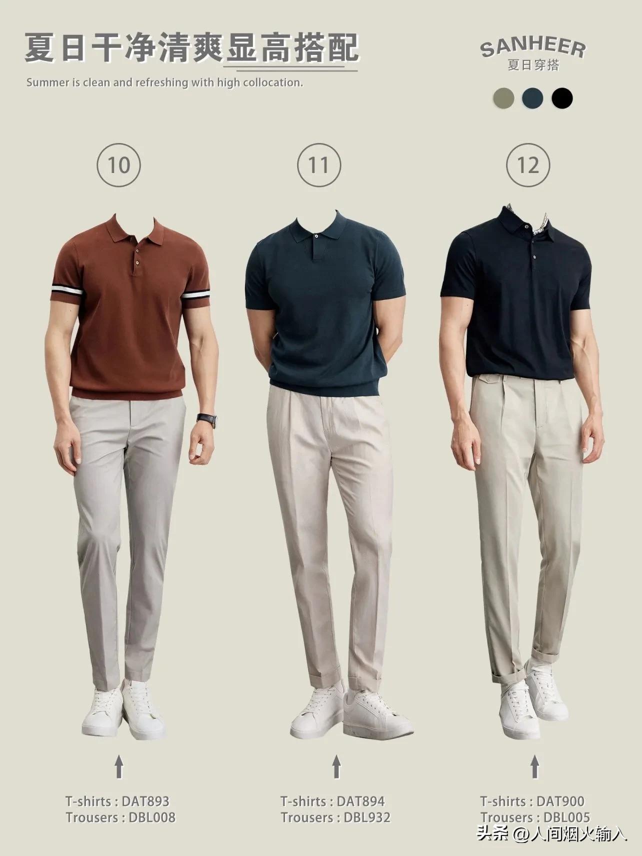 男士衣橱必备，夏日T恤如何穿出清爽精致感