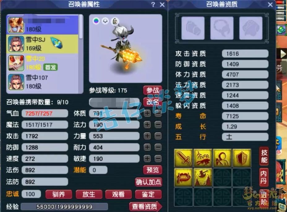 梦幻西游：罕见175骷髅大唐，仅640点血，一个九转就能满血横扫！