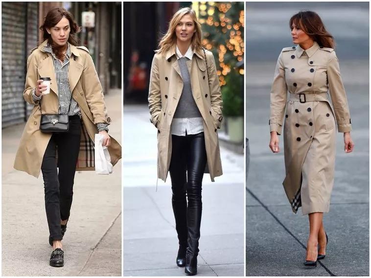 风衣burberry美国,burberry博柏利米色经典长款风衣