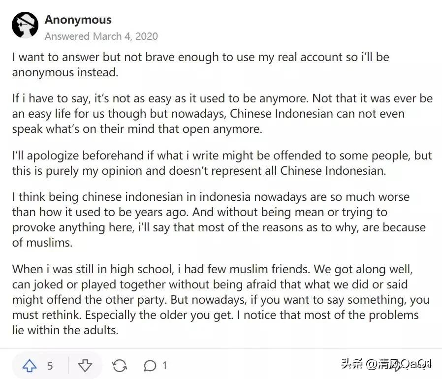 现在印尼的华人是什么地位,印尼的华人现在怎么样了