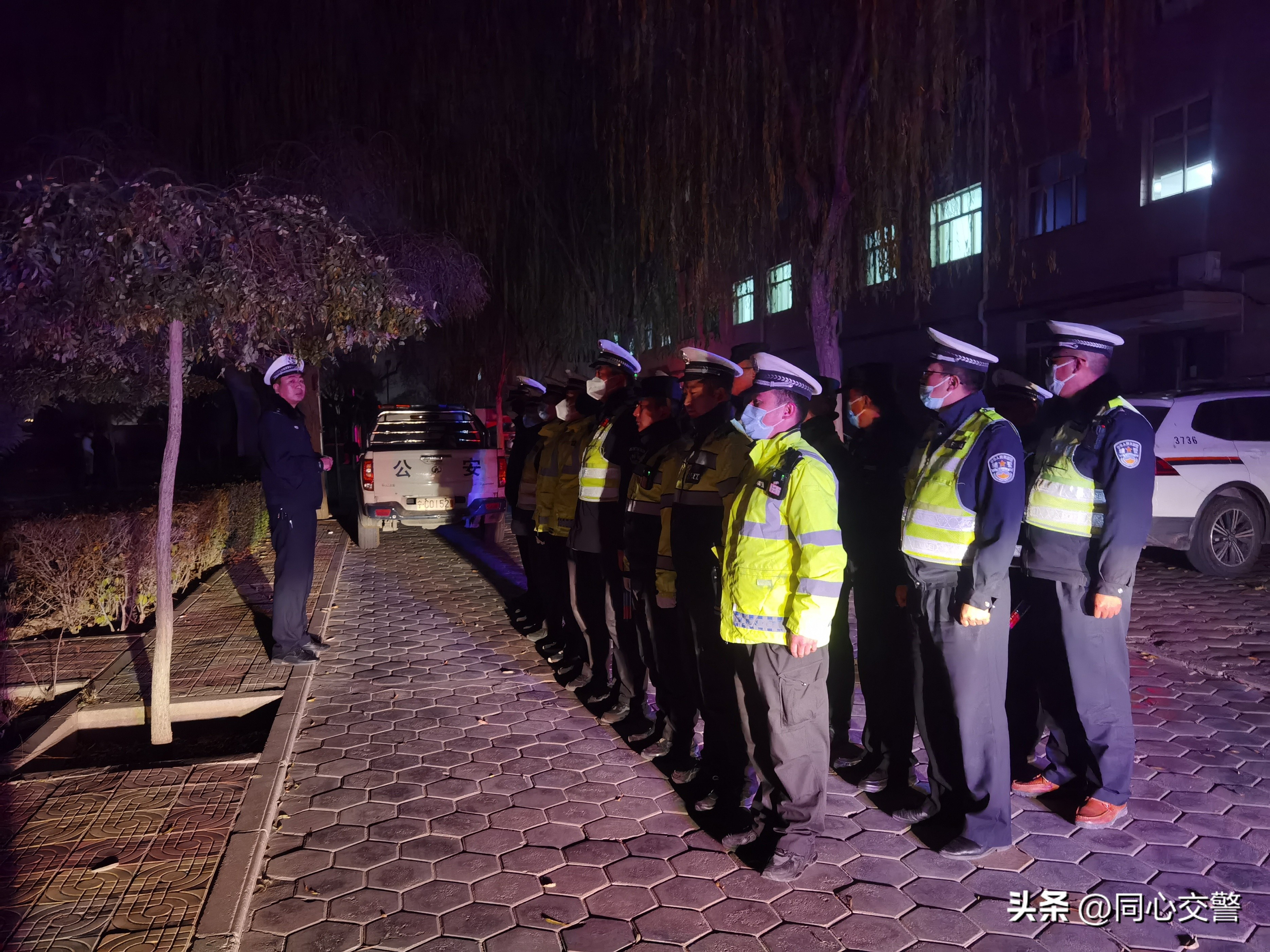 同心交巡警,世界杯决赛夜交警查17宗酒驾