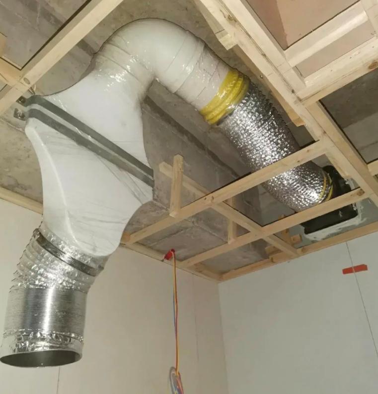 装修油烟机管道190口径,装修油烟机排风管处理