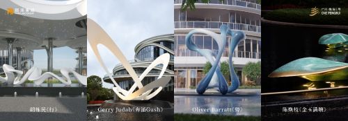 杰夫昆斯圣心五件,杰夫昆斯小狗雕塑