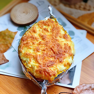 推荐芝士焗红薯,孩子们爱吃的芝士焗红薯