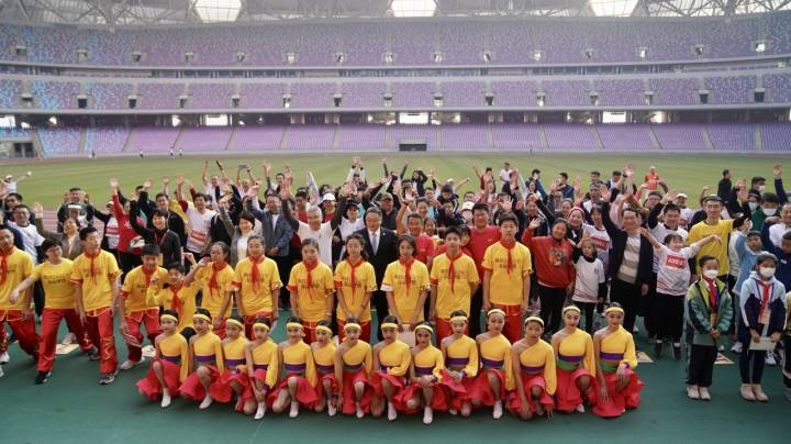 跑进大莲花，圆梦亚运会，千名青少年圆梦行动在大莲花举行