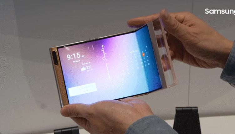 三星最新款折叠屏怎样旋转屏幕,三星双折折叠屏设计专利曝光